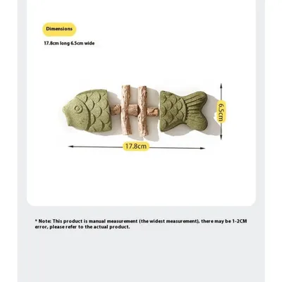 PetTribes Os en bois pour nettoyer les dents de votre chat.