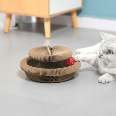 ZooVenture Pliable Griffoir - Jouet 2 en 1 pour Chat