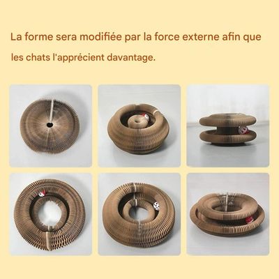 ZooVenture Pliable Griffoir - Jouet 2 en 1 pour Chat