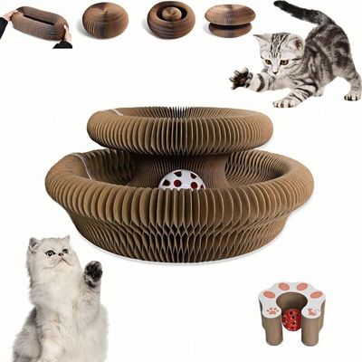 ZooVenture Pliable Griffoir - Jouet 2 en 1 pour Chat