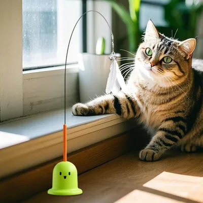 ZooVenture Canne à pêche Teaser pour chat