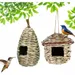 ZooVenture Handgefertigtes Vogelnest für Kolibris und Sittiche