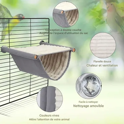 ZooVenture Pratique Hamac D'oiseau Pour Petits Animaux