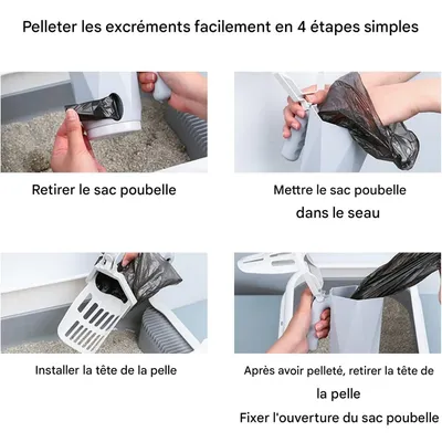 ZooVenture Grande Capacité Pelle À Litière Pour Chat