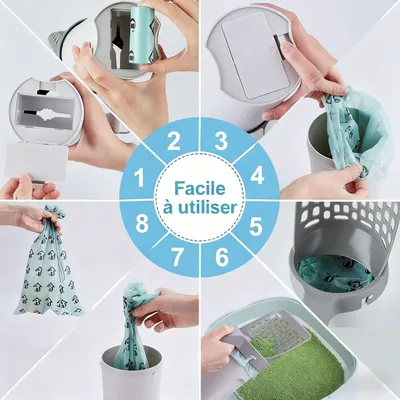 ZooVenture Pratique Pelle à litière avec support pour chat