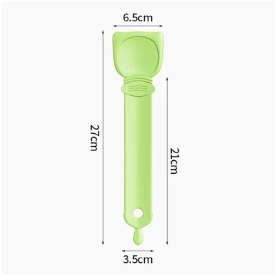 ZooVenture Cuchara para premios de gato naranja y verde (2 unidades)