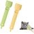 ZooVenture Cuillère à friandises pour chat Orange + Vert 2 pièces