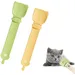 ZooVenture Cuillère à friandises pour chat Orange + Vert 2 pièces