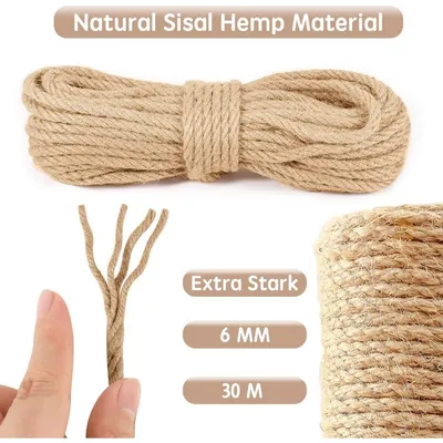 ZooVenture Corde en sisal naturelle pour chat