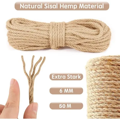 ZooVenture Corde en sisal naturelle pour chat