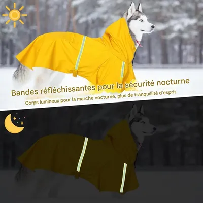ZooVenture Gelber Hunde-Regenmantel – Größe M ZooVenture Gelber Hunde-Regenmantel – Größe M