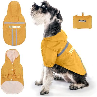 ZooVenture Manteau de pluie pour chien Vert foncé taille M
