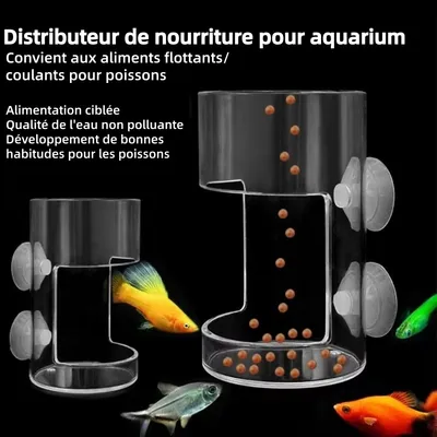 ZooVenture Anti - Déversement Mangeoire pour Poissons d'Aquarium
