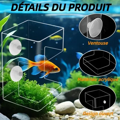 ZooVenture Anti - Déversement Mangeoire pour Poissons d'Aquarium