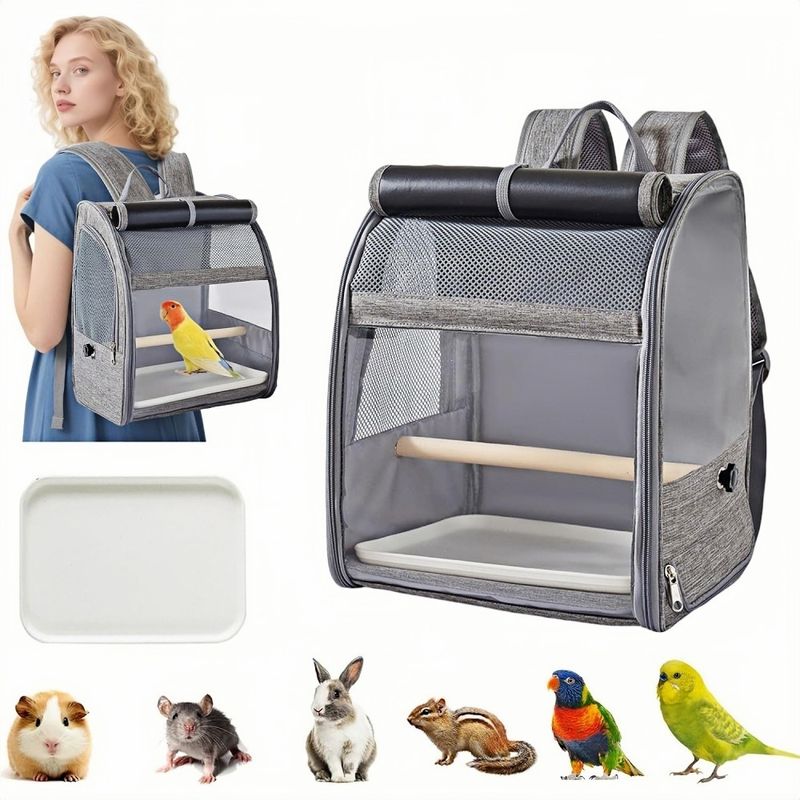 ZooVenture Sac à dos de voyage pour oiseaux