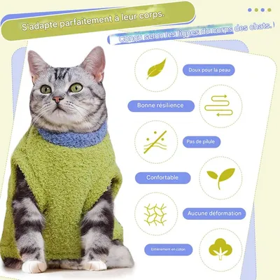 ZooVenture Katzen- und Hundepullover, Grün – Größe M ZooVenture Katzen- und Hundepullover, Grün – Größe M