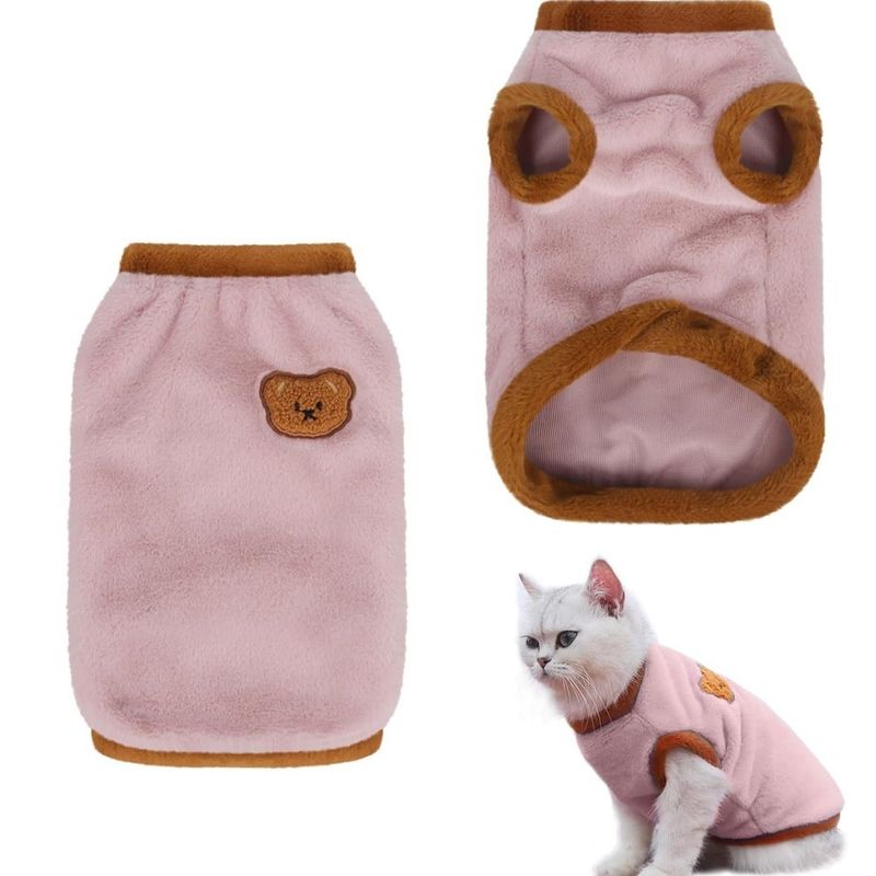 ZooVenture Katzenpullover, rosa, 40 cm Brustumfang