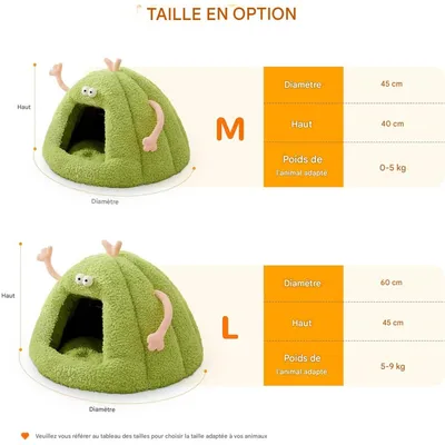 ZooVenture Tente pour chat et chien Vert