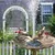ZooVenture Abreuvoir fontaine solaire pour oiseaux extérieure