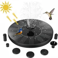 ZooVenture Abreuvoir fontaine solaire pour oiseaux extérieure