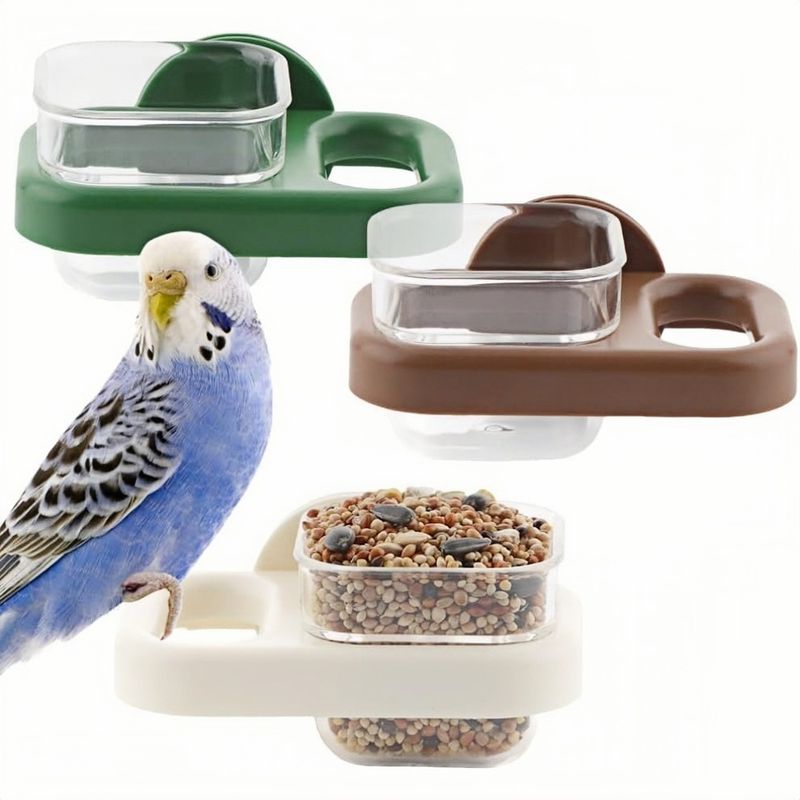 ZooVenture Portable Distributeur d'aliments pour oiseau 3 Pack