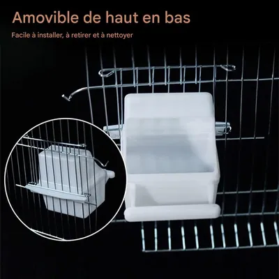 ZooVenture Mangeoires suspendues pour cage d'oiseaux pour perroquets