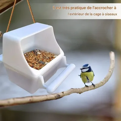 ZooVenture Mangeoires suspendues pour cage d'oiseaux pour perroquets