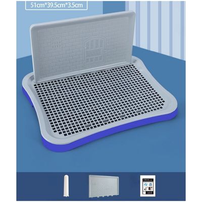 ZooVenture Große Hundetoilette – Blau 51 x 39 x 3,5 cm