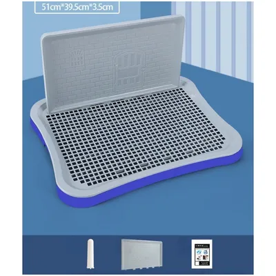 ZooVenture Toilettes pour Chiens Grande taille - bleu 51*39*3,5CM