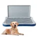 ZooVenture Große Hundetoilette – Blau 51 x 39 x 3,5 cm