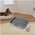 ZooVenture Toilettes pour Chiens Gris 49*39*10cm