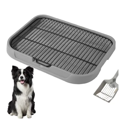 ZooVenture Toilettes pour Chiens Gris 49*39*10cm
