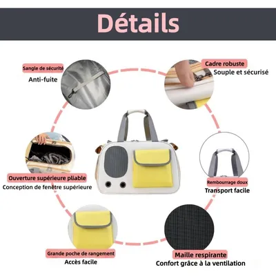 ZooVenture Transparent Multifonction Sac de Voyage pour chat