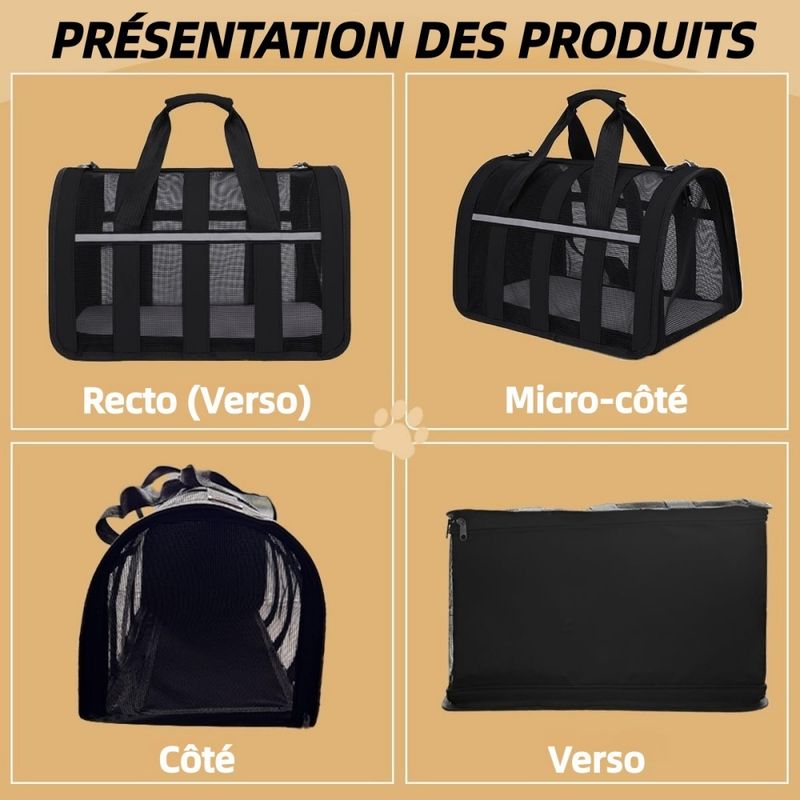 ZooVenture Respirant Sac Transport pour Chat