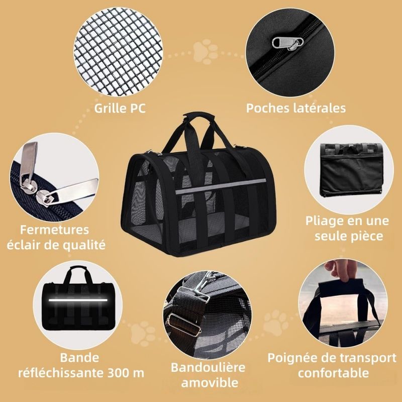 ZooVenture Respirant Sac Transport pour Chat