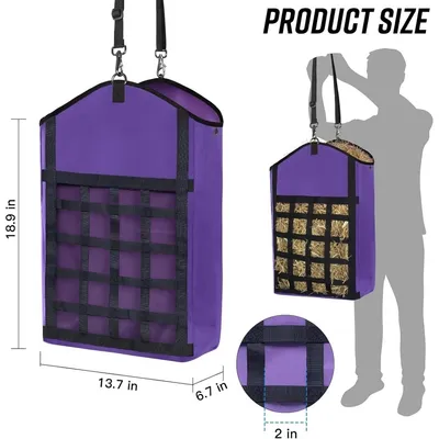 ZooVenture Lot de sacs à foin pour chevaux, chèvres, moutons et ânes