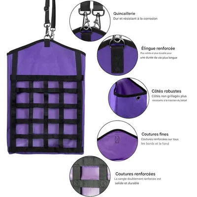 ZooVenture Lot de sacs à foin pour chevaux, chèvres, moutons et ânes