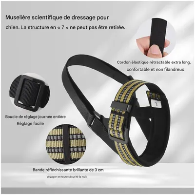 ZooVenture Muselière pour Chien Kaki M