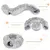 ZooVenture Multifonction Tunnel en Peluche avec Panier pour Chat