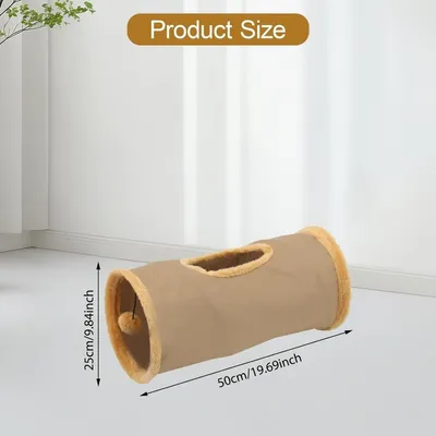 ZooVenture Tunnel chat pliable pour chats et lapins
