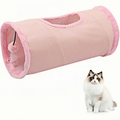 ZooVenture Tunnel chat pliable pour chats et lapins