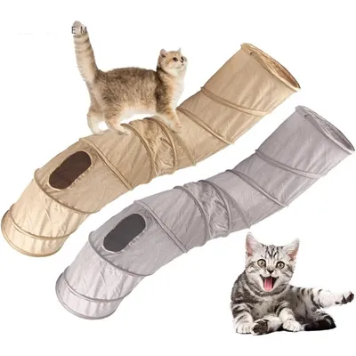 ZooVenture Jouet tunnel interactif pour chats
