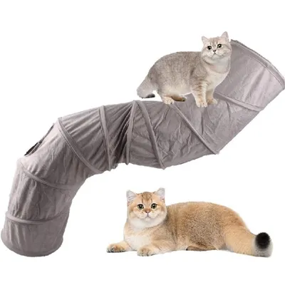 ZooVenture Jouet tunnel interactif pour chats