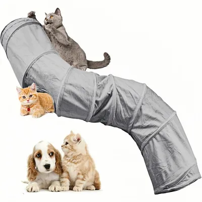 ZooVenture Jouet tunnel interactif pour chats