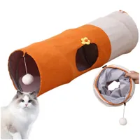 ZooVenture Tunnel pour Chat 80 cm Pliable