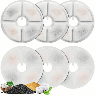 ZooVenture Triple Action Filtres De Remplacement Pour Fontaine À Eau Chat