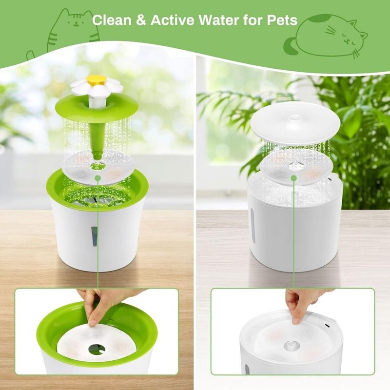 ZooVenture Triple Action Filtres De Remplacement Pour Fontaine À Eau Chat