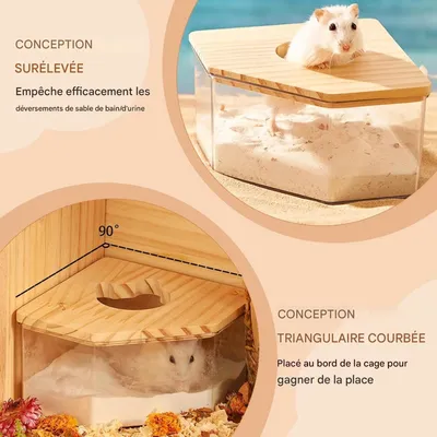 ZooVenture Sandbad für Hamster, Rennmäuse und Chinchillas ZooVenture Sandbad für Hamster, Rennmäuse und Chinchillas