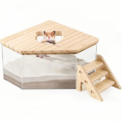 ZooVenture Bac de bain de sable pour hamster, gerbille et chinchilla