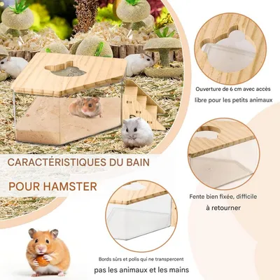 ZooVenture Sandbad für Hamster, Rennmäuse und Chinchillas ZooVenture Sandbad für Hamster, Rennmäuse und Chinchillas